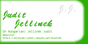 judit jellinek business card